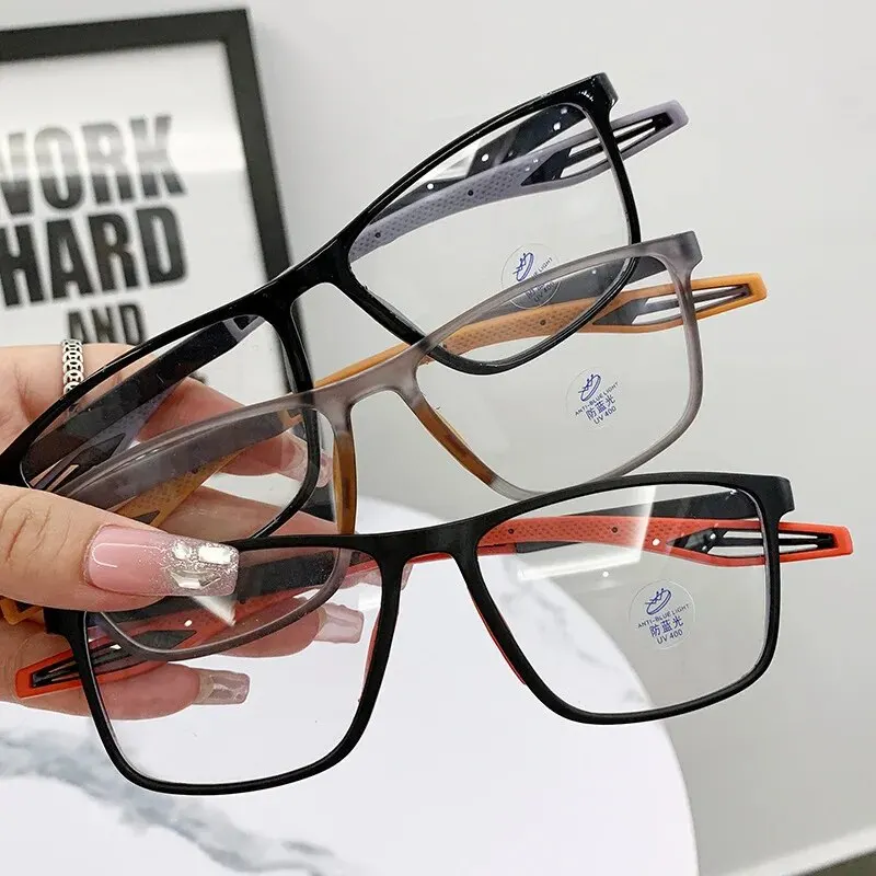 Sport Anti-Blaulicht-Lesebrille für Männer Hoch auflösende ultraleichte Lesebrille für Frauen mittleren Alters und ältere Frauen