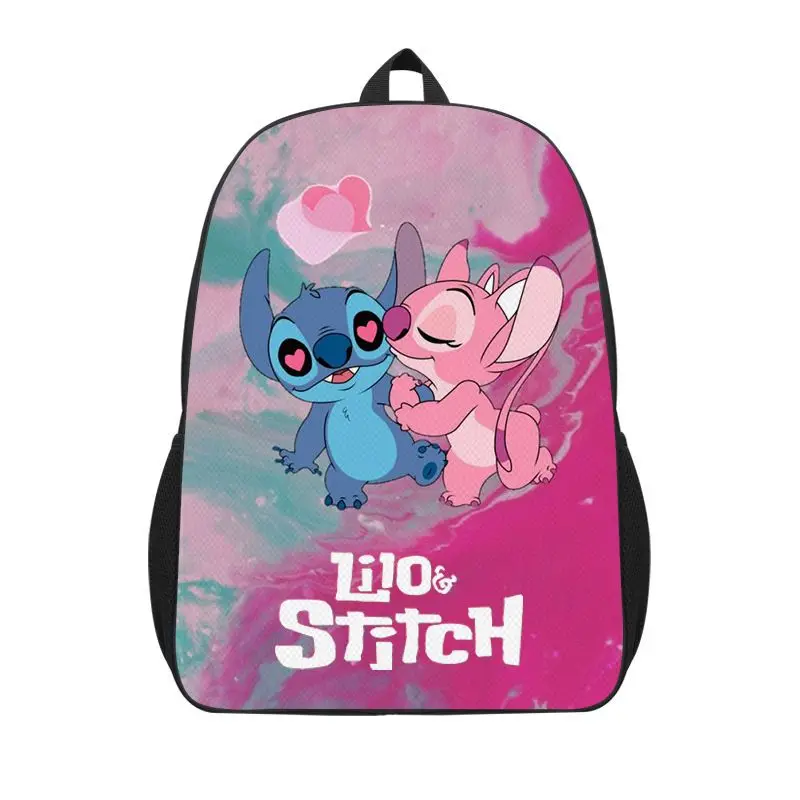 Stitch Cartoon Printing Kindergarten Primary School Students School Bag Creative Cute Large Capacity Children's Backpack Gift