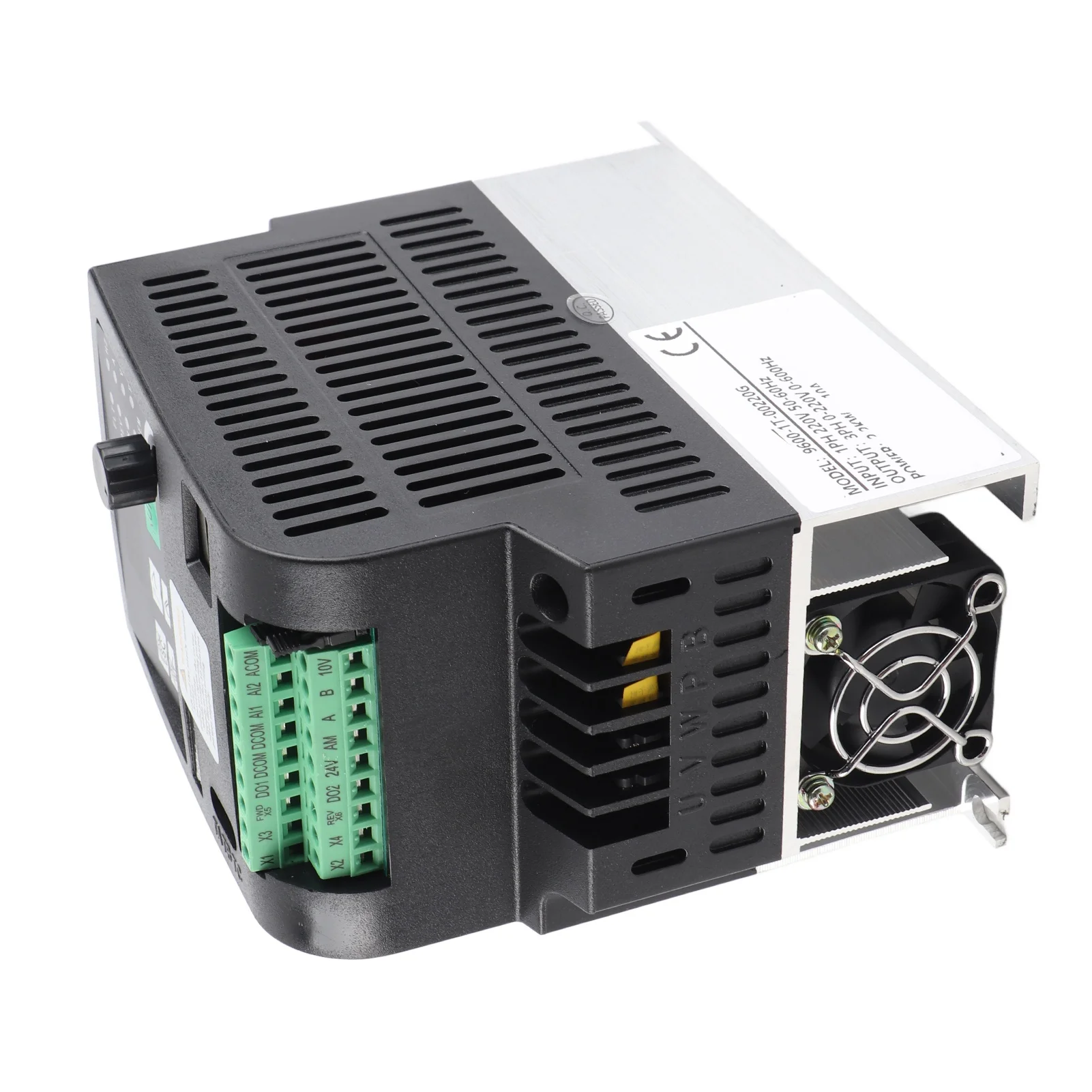 Frequency Converter 2.2KW 220VAC Single‑Phase to 3‑Phase VFD Inverter Speed Control  Vector Frequency Converter VFD