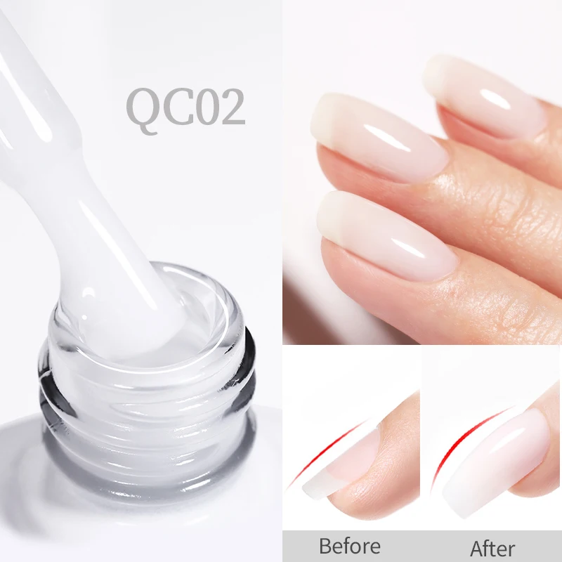 BORN PRETTY – vernis à ongles semi-permanent, Extension sans HEMA/TPO, Gel UV, Base en caoutchouc, auto-nivelant, 10ml