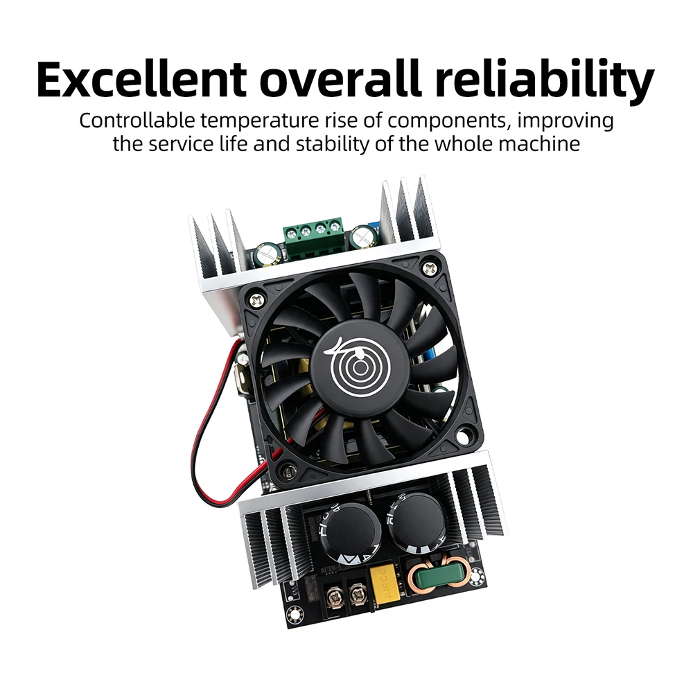 LLC Hochwertiges Isoliertes Schaltnetzteil AC 220V zu DC 48V 800W Einstellbares Geräuschloses 17A Netzteil für Verstärker – Detail 7