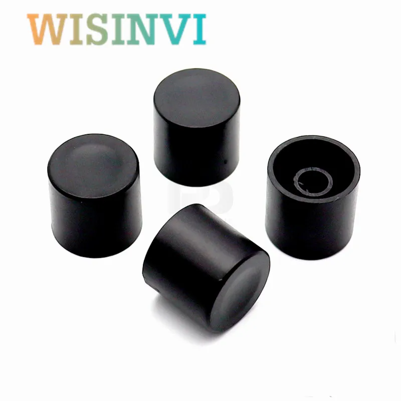 5PCS 19*17MM 19X17MM Plastic Knob Potentiometer Rotary Encoder Volume Switch Knob Suitable D Axis and Flower Shaft 6MM