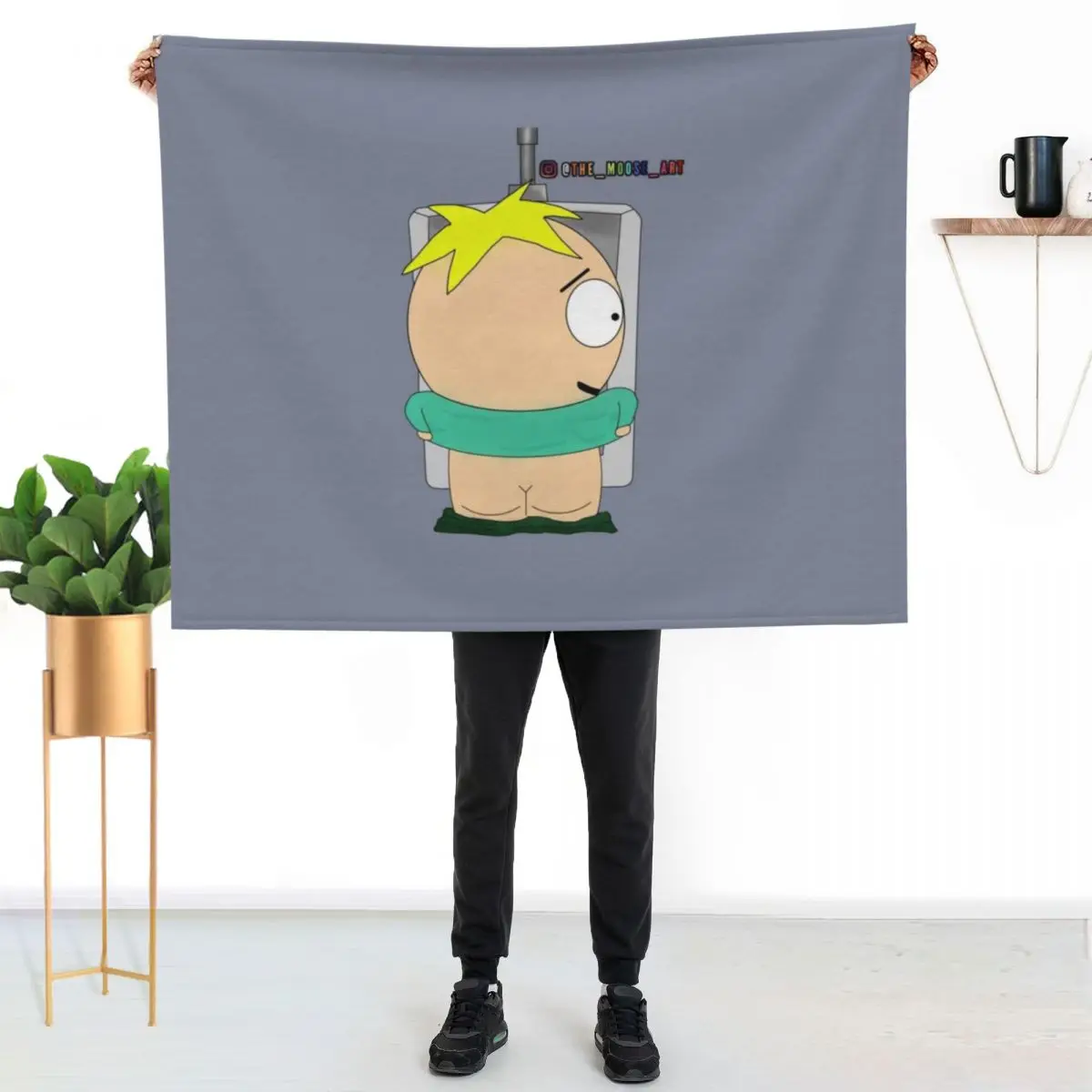 Butters from South Park Throw Blanket All Season Lightweight Soft Blanket for Bed