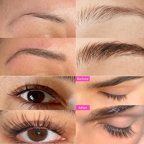 Imagen 2 del producto Suero de crecimiento rápido para pestañas, alargador, grueso, agrandamiento de rizos naturales, crecimiento de pestañas naturales, suero de crecimiento, belleza y salud