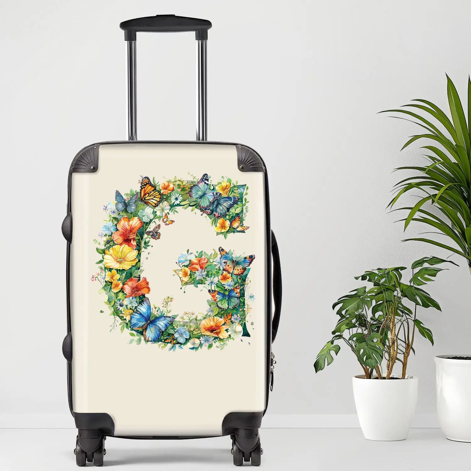

Letter G Luggage, 20/24/28 Inch Luggage, Carry-On, Custom Luggage, Luggage Set, Suitcase, Travel, Vacation, Cabin Suitcase, Cust