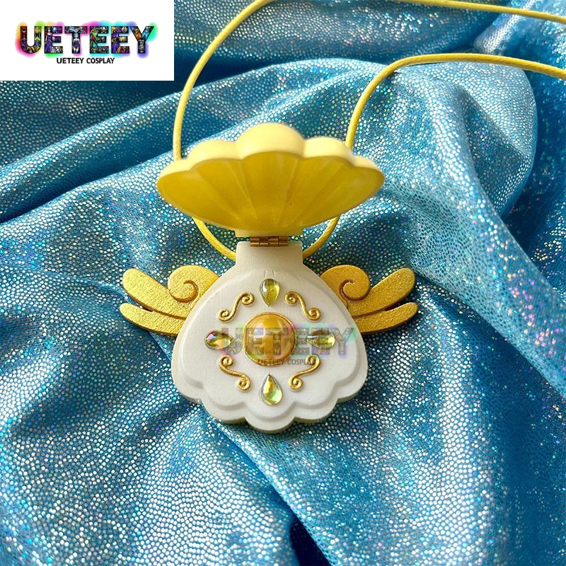 Mermaid Melody Pichi Pichi Pitch shell Pendant Necklace for Women Girls Lucia Rina Toin Hanon Hosho Noel Cosplay Jewelry Gifts view 6