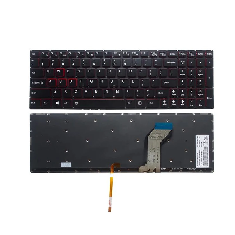 Imagem -02 - Xin-russo-eua Layout Backlit Laptop Keyboard Lenovo Ideapad Y700 Y70015 Y700-15isk Y700-15acz Y700-17isk Y700-15ise