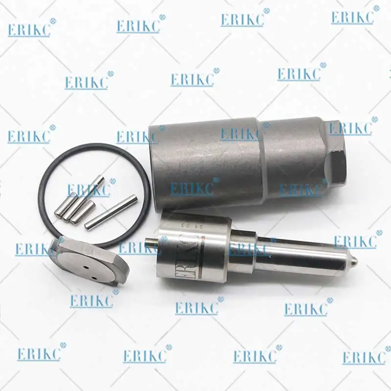 ERIKC Diesel Injector Repair Kits DLLA150P866 04# Valve orifice 095000-5550 For Hyundai County D4DD 3380045700 095000-8310