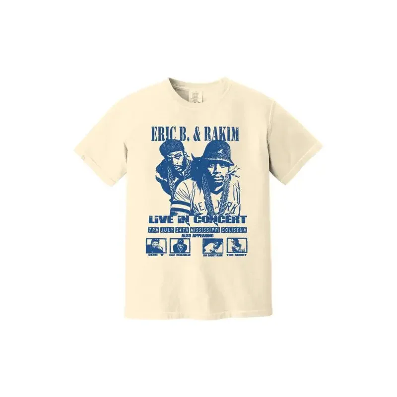 Eric B Rakim Heavyweight T Shirt Concert Ice Biz Markie 80s Rap