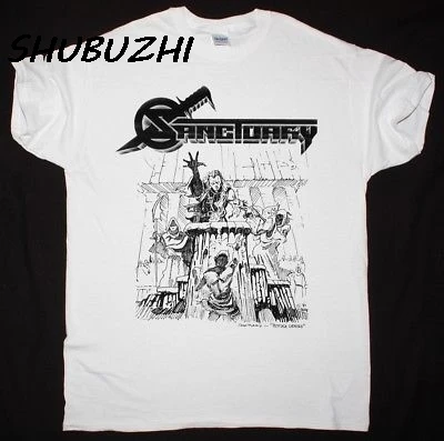 Мужская футболка с коротким рукавом, новая белая летняя футболка с металлическим корпусом, с изображением храма, отказа в неверморе