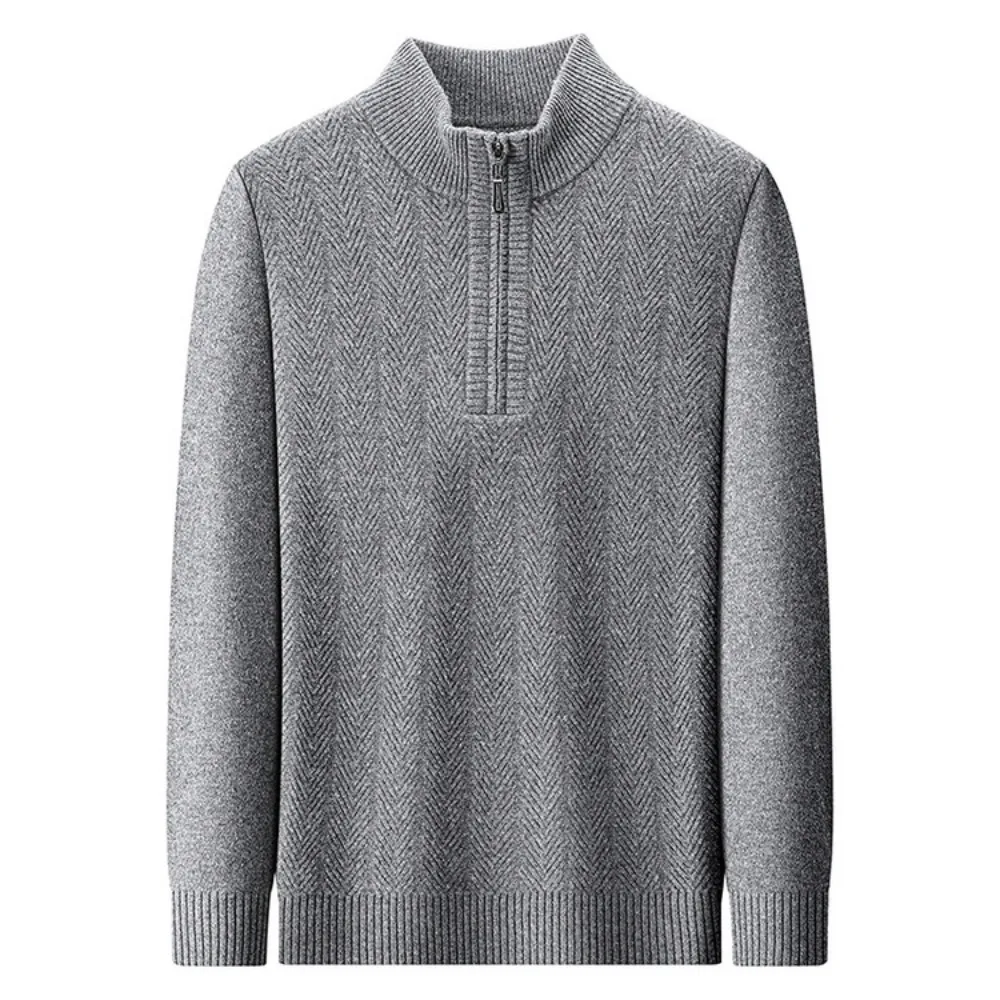 2026 100% Pure Wool High Quality Sweater  Long-Sleeve Wool Sweater Knitted Pullover Tops