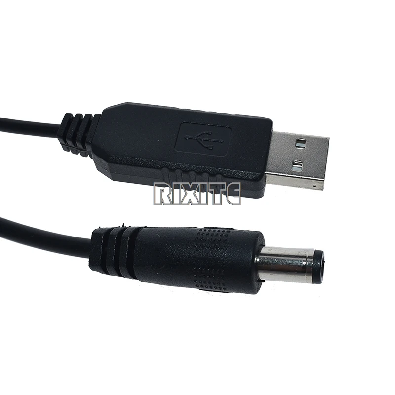 USB Power Boost Cable DC 5V to DC 9V / 12V Charging Cable Power Boost Module USB Converter Adapter Cable 2.1x5.5mm Plug