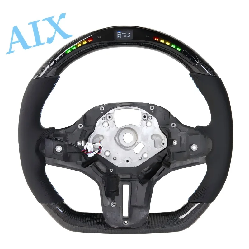 

LED Smart Carbon Fiber Steering Wheel for BMW G30 G31 G38 G32 G11 G12 G14 G15 G16 F90 F91 F92 F93 & X3 X4 X5 X6 X7 (G01-G07)