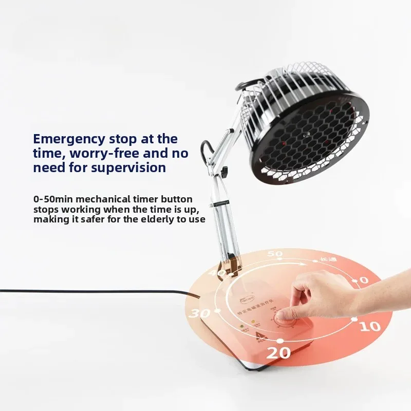 Electromagnetic Wave Acupuncture Lamp Device Desktop Medical Heat Lamps Household Electric Baking Far Infrared Rheumatic Lamp