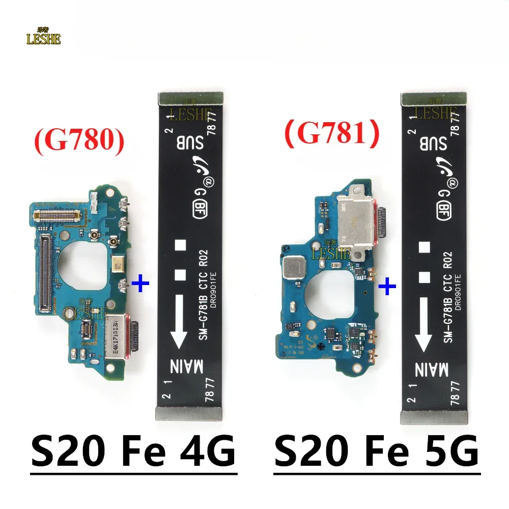 

USB Charging Port Micro Dock Connector Board Main Flex Cable For Samsung Galaxy S20 Fe 4G 5G G780 G780F G781 G781B