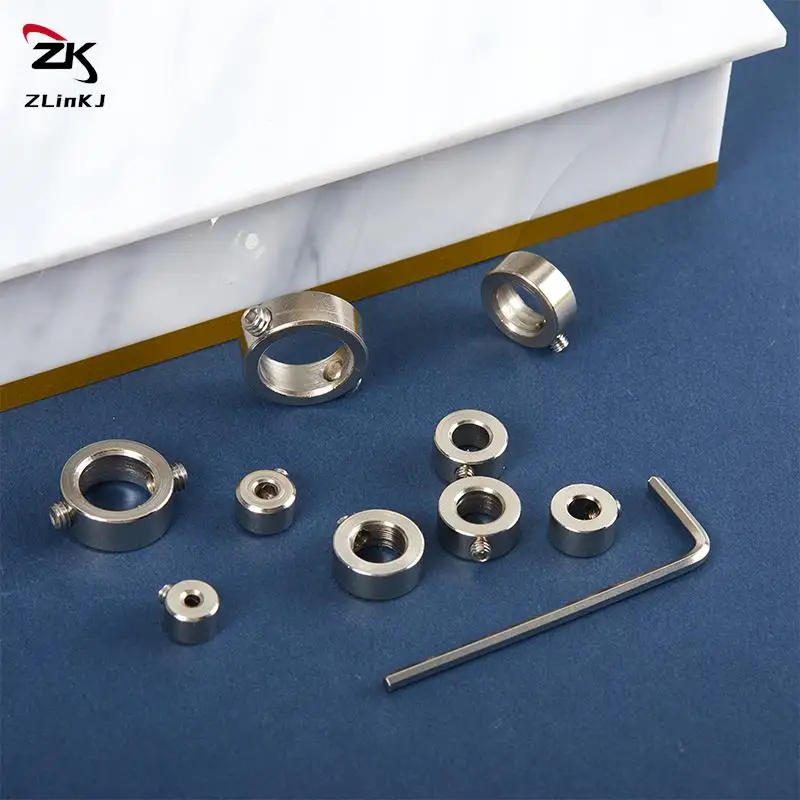 2-12mm Drill Limiter Depth Stop Collars Metal Drill Locator Woodworking Drill Limit Ring Positioner Carpentry Tool Accessory