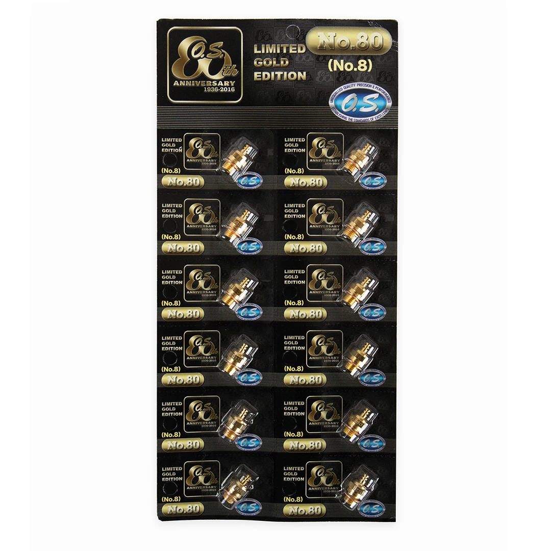 

OS8 Hot Head, ограниченная серия, позолоченная модель самолета, метанол, стандартная пожарная головка/маршрутизационная вилка с фиксированным крылом