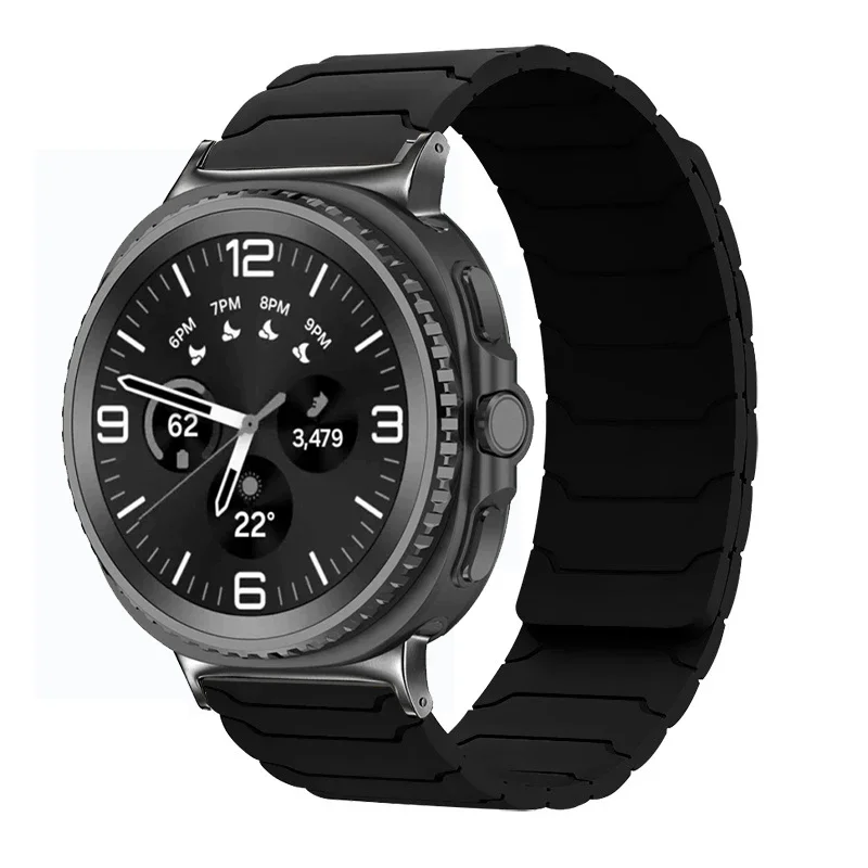 Silikon-Magnetarmband für Samsung Galaxy Watch Ultra 2026 47mm Armband für Galaxy 8 9 40mm 44mm 8Classic 46mm Sportarmband – Detail 9