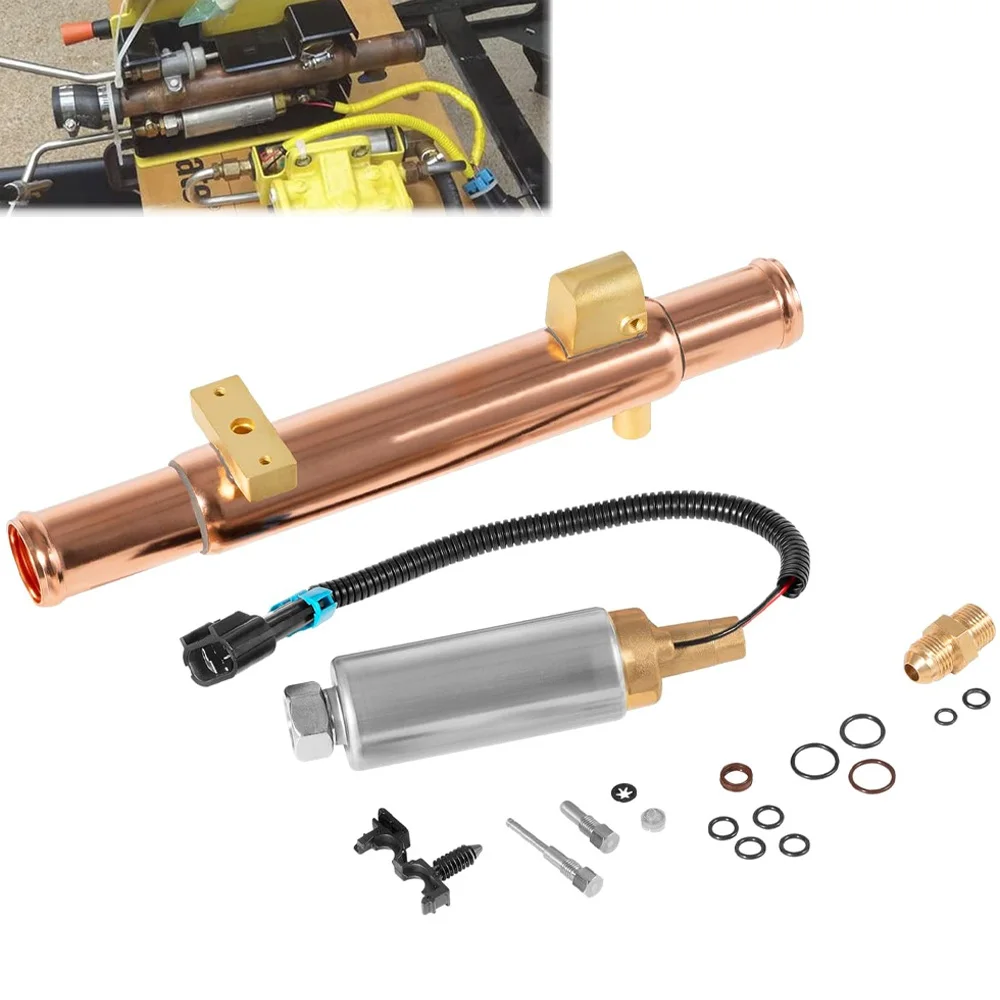 8M0125852 Fuel Pump & Cooler Kit Compatible with V-6 & V-8 Mercruiser Efi Engines, Replacement 8M0125852,861156A03
