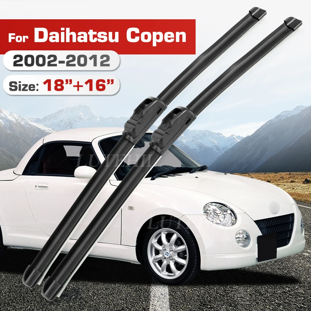 

Стеклоочиститель для Daihatsu Copen 2002-2012 2003 2004 2005 2006 2007 2008, передние лобовое стекло, щетка для лобового стекла 18 "+ 16"