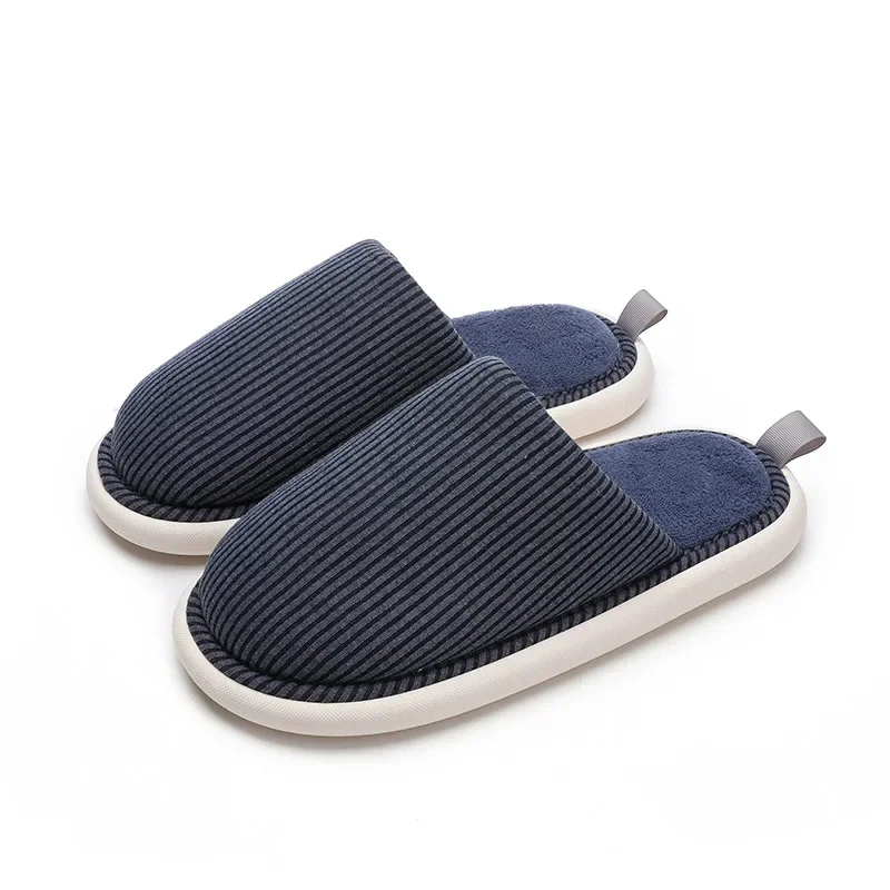 Schoenen Voor Vrouwen Herfst Winter Katoenen Slippers Voor Vrouwen Mannen Thuis Zachte Bodem Stille Anti-Slip Warme Katoenen Schoenen Vrouwen Slippers