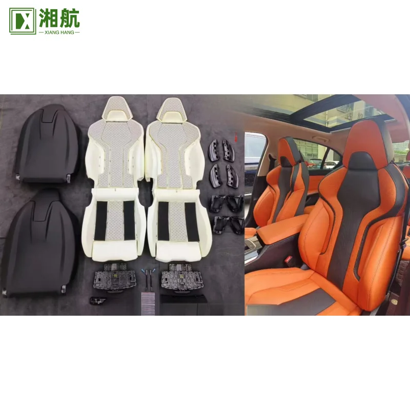 Suitable for BMW F30 F80 F10 M3 M5 Upgrade Car Interior Accessories Sport Racing Bucket Seats Customize Leather Cover and Spong