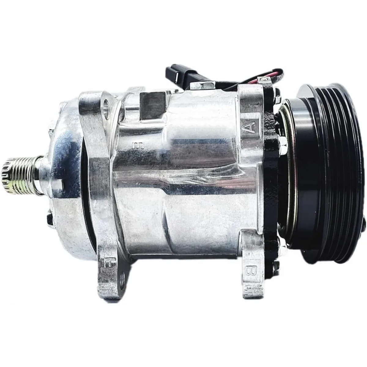 QP5H11 1812 4PV 120MM Clutch Air conditioner compressor 7363374 Compatible for Bobcat T550 T590 T595 T630 T650 S590 S595 E32