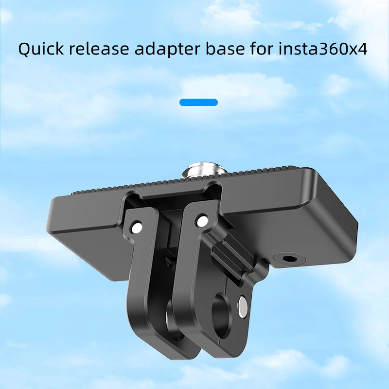 

Foldable Bracket for Insta360 X4/X3 Metal Quick Release Bracket with 1/4 Threaded Port 2-jaw Adapter Expansion Accessory
