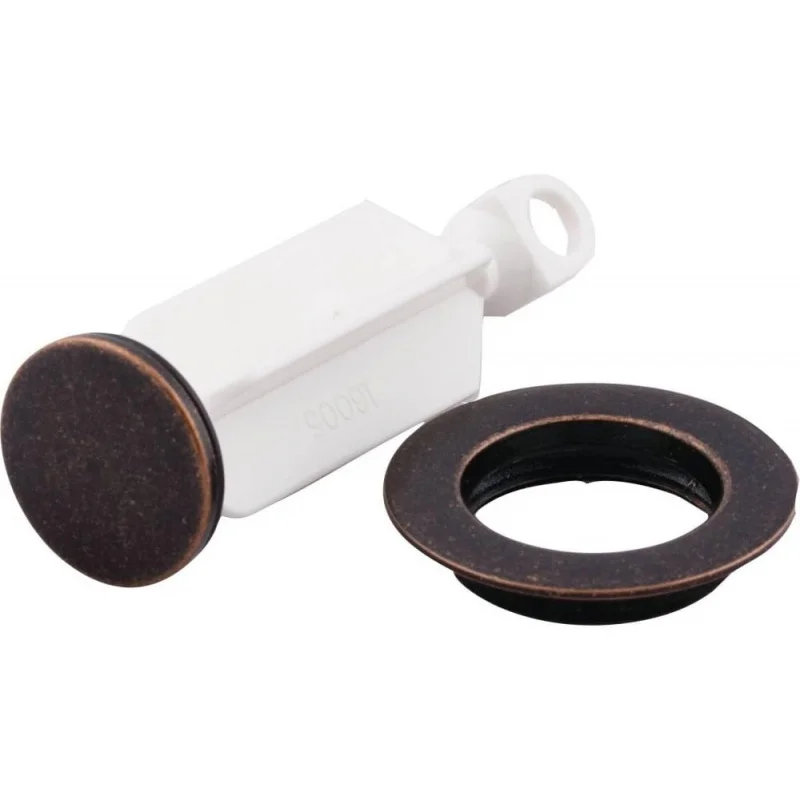 Rubbed Bronze Replacement Bathroom-Up Sink Drain Plug and Seat, 10709ORB