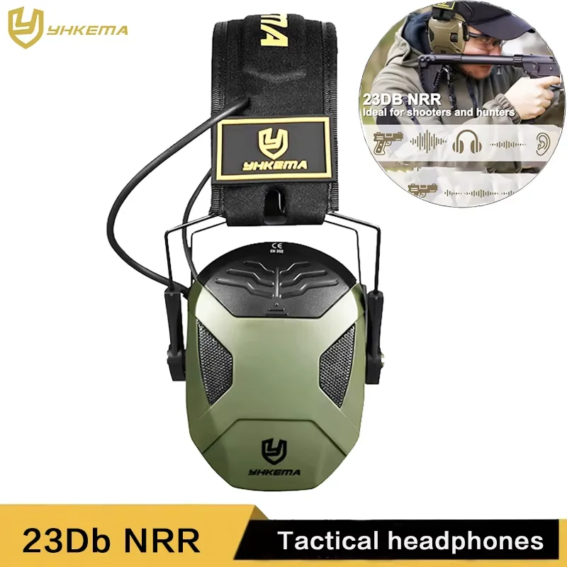E60 tactical headsets. Air gun shooting earmuffs, noise-cancelling headphones. For shooting training, CS games