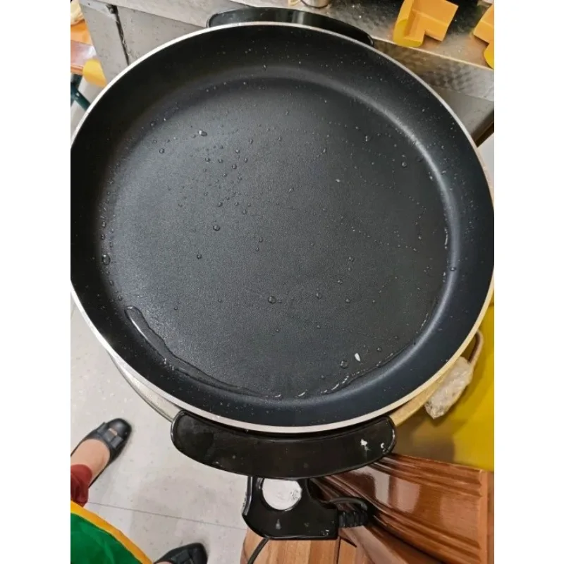 46cm Large Multi-function Electric Griddle Pan Household Commercial Cooker for Flatbread Pancake Fried Dumpling