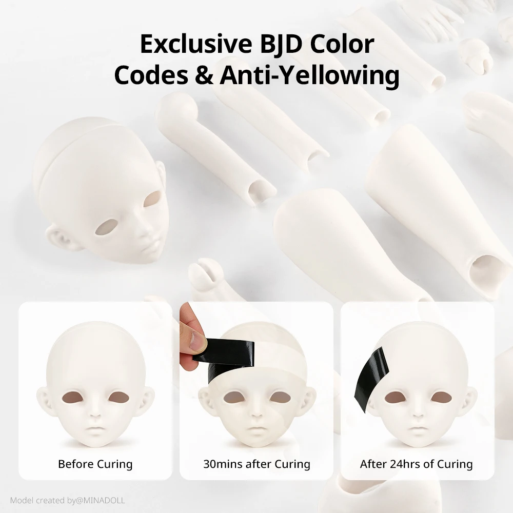 ANYCUBIC BJD Wear-Resistant Resin For LCD 3D Printer Photon Mono M7 3D Printing Resin UV Sensitive Resin