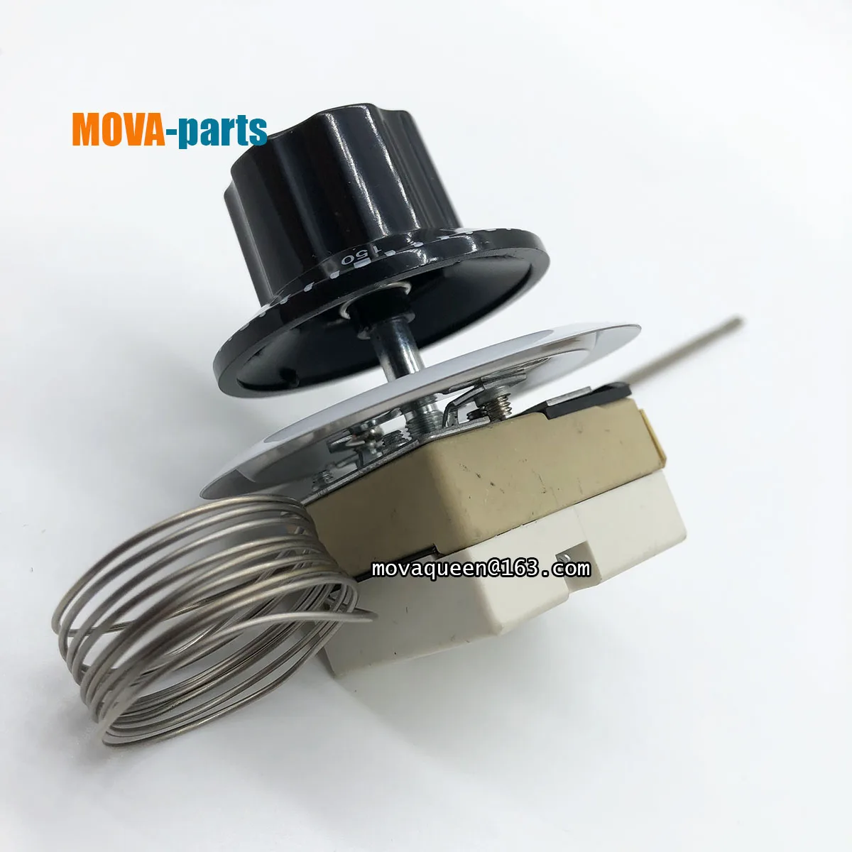 Griddle Oven Fryer Spare Parts 55.13069.500 Single-phase 50-320 Degree Adjustable Temperature Switch Thermostat With Knob