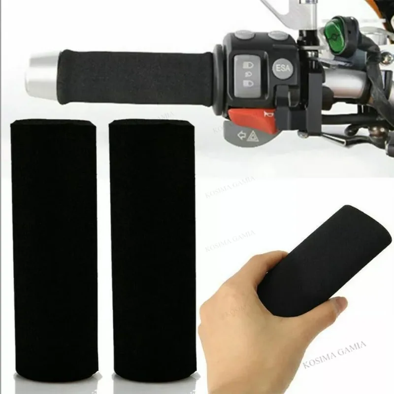 

Universal Motorcycle Handlebar Foam Hand Grips Sponge Gloves Lever Cover Anti-slip Motocross Dirt Pit Bike Electric Scooter