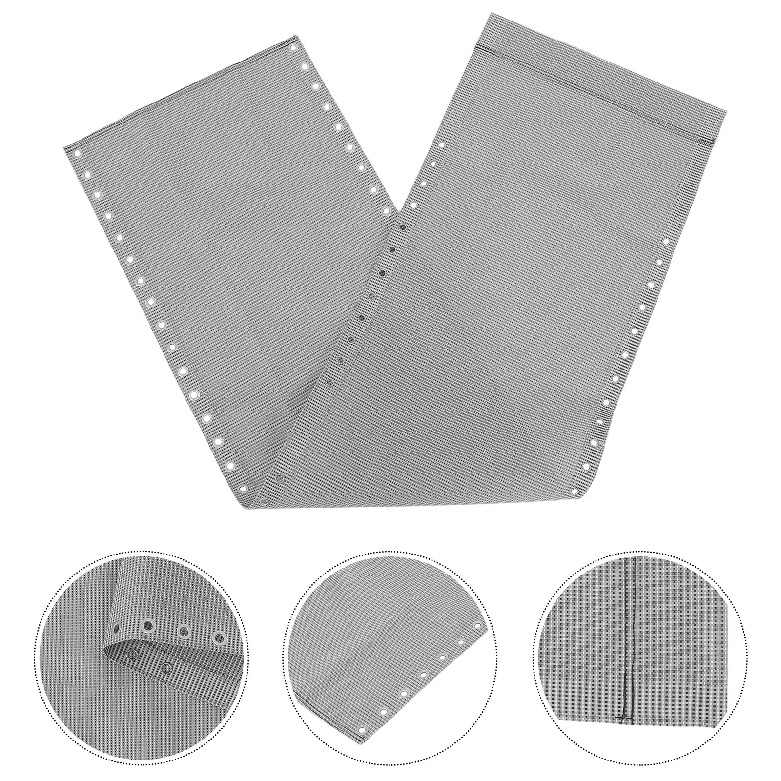 Lounge Chair Replacement Cloth Outdoor Chair Fabric Reinforced Elastic Folding Recliner Repair Fabric for Patio Beach Yard