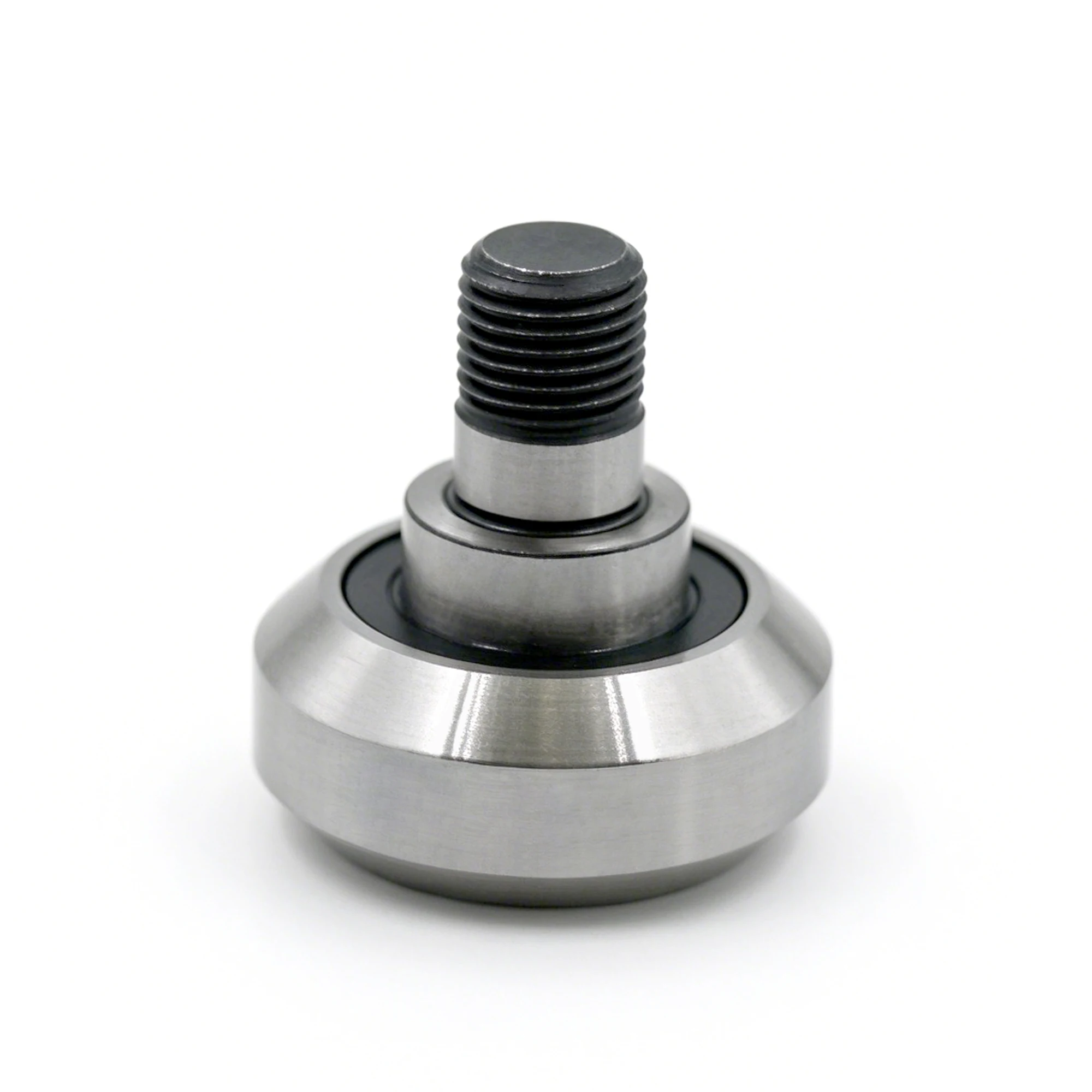 Integrated Stud‑Mounted Double‑Edge V‑Guide Roller T30.5 T39, Concentric & Eccentric, for Linear & Circular T‑Edge Track