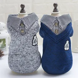 Gentleman Dog Sweater For Small Dog Clothes Winter Warm Chihuahua Clothes Coat Pet Puppy Shirt Sweater Outfit Dog Clothing 28S2