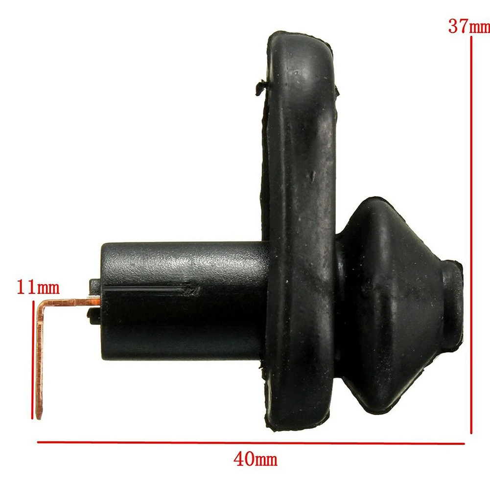 

4x Universal Car Plastic/Metal Black Vehicle Interior-Door Courtesy Light Lamp Switch Button Part Car Accsesories