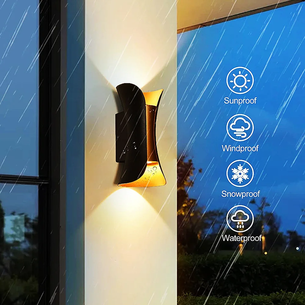 IP65 Outdoor LED wasserdichte wand lampen 6W/10W/20W Innen Korridor Schlafzimmer Garten Wohnzimmer dekoration Beleuchtung