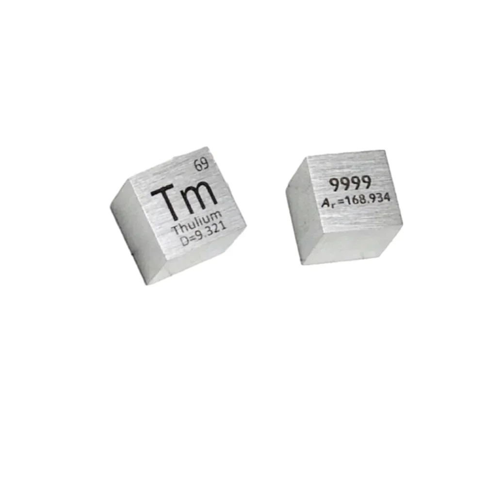 

Rare Earth Thulium metal 99.99% Element Tm 10x10x10mm pure in Periodic Element