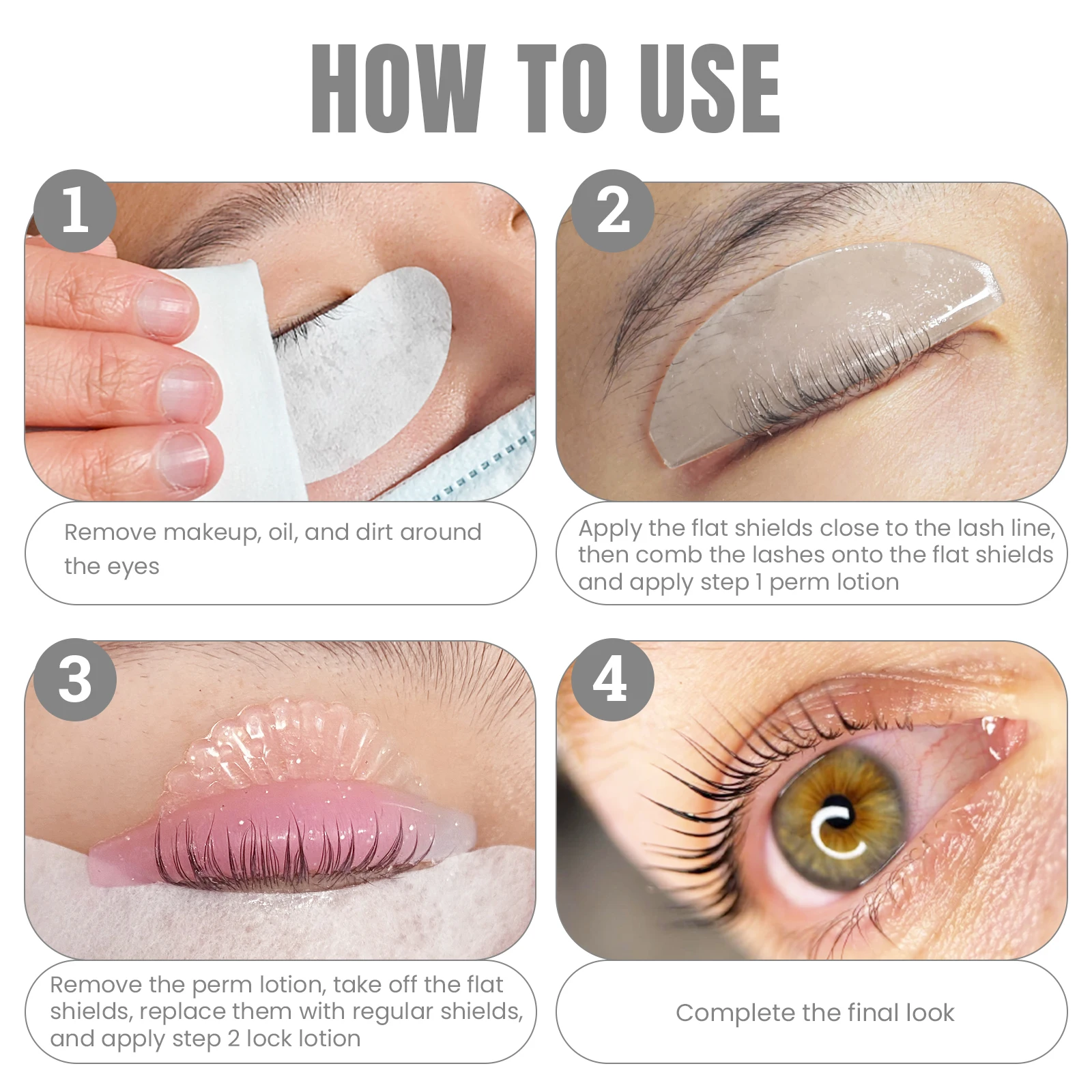 PERMANIA 1 Pair Lash Softening Pads Silicone Eyelash Perm Pads Lashes Rods Shield Lifting Eyelash Accessories Makeup Tools