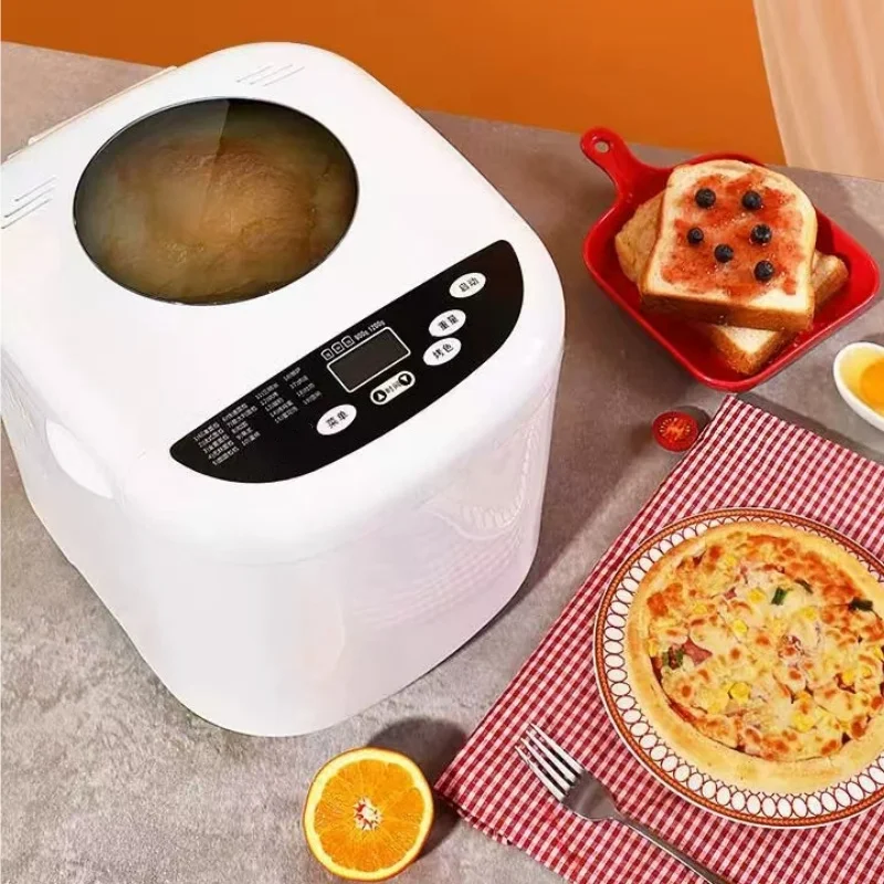 

2024 Compact Breakfast Automatic Multifunctional Bread Making Machine Pizza Dough Maker 650-900g (1.5Lb, 2.0Lb) 700w