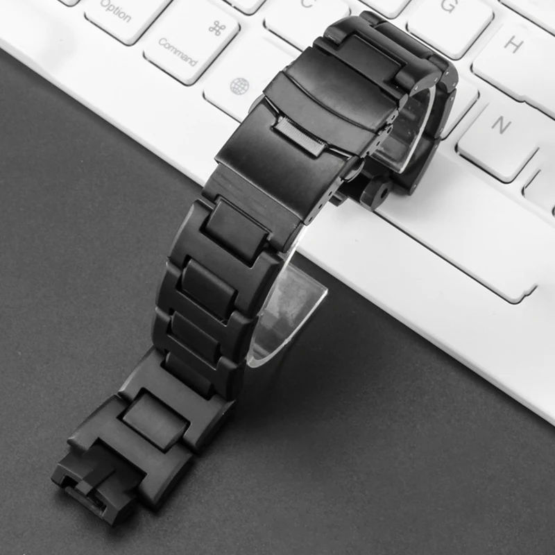 16mm Resin Polymer Watch Strap Fit For PROTREK 3414PRW-3000 3100 YPRG-300 Folding Buckle Watch Bracelet Band Belt