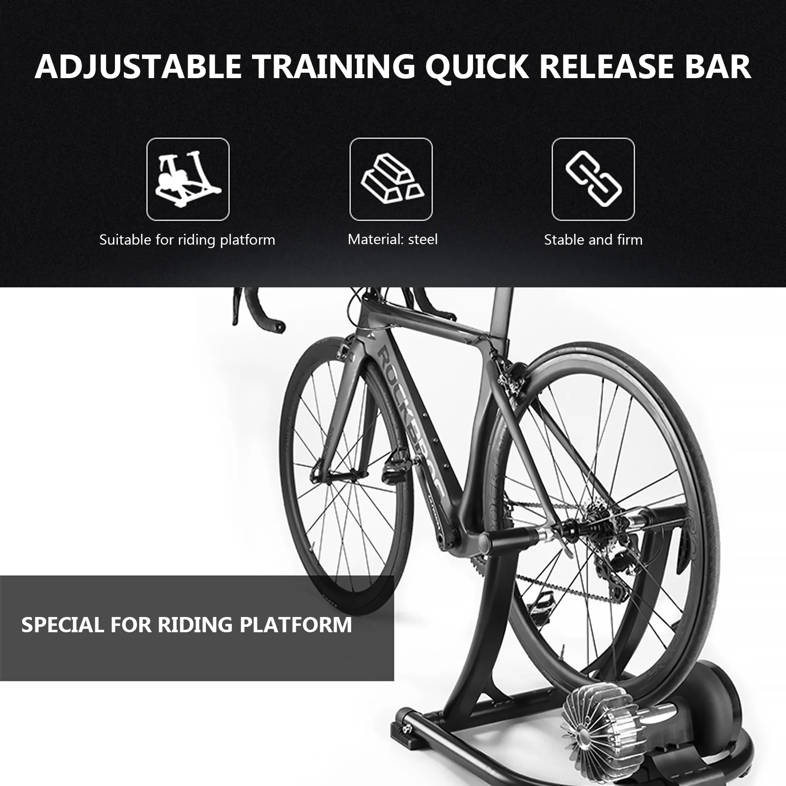

2Pcs Trainer Skewer Quick Release Steel Rear Wheel Axel Replacement for Bike Trainer Road Mountain Cycling Accessories