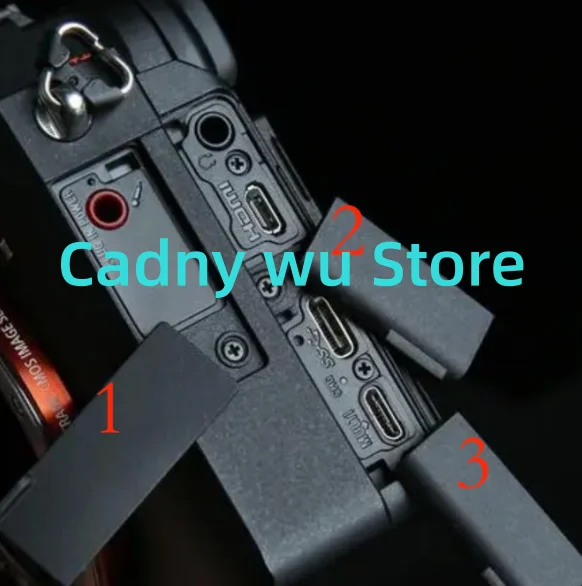 Suitable for Sony A7M3/A7R3 leather cover audio port cover HDMI port cover MIC port cover USB port cover interface cover