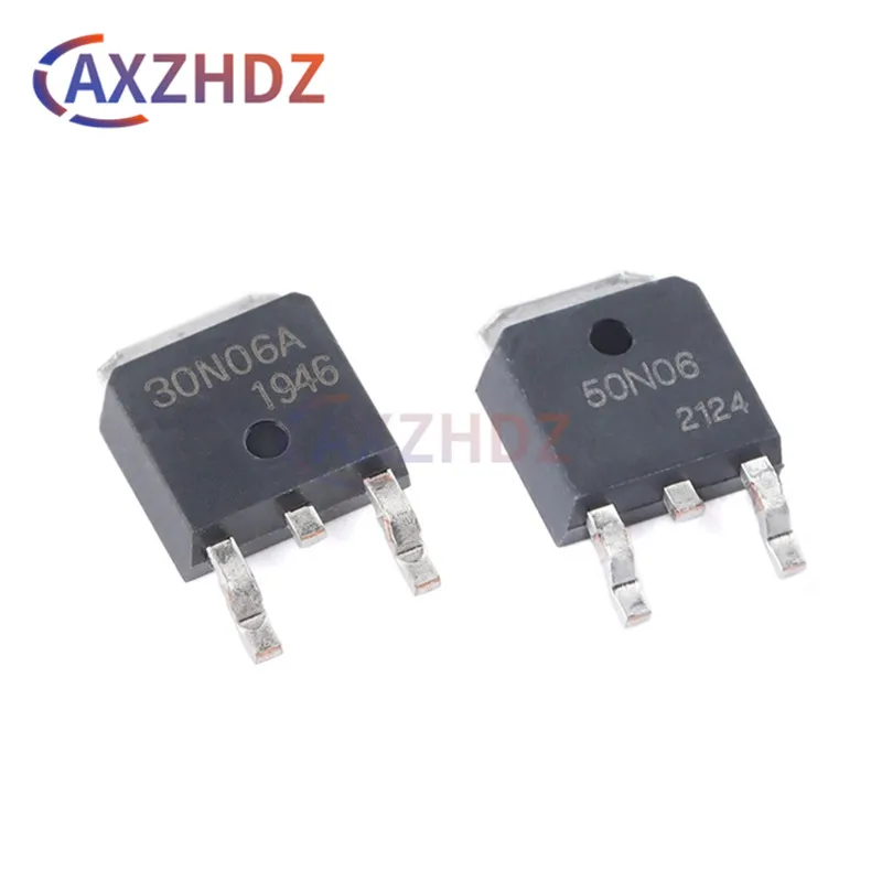 10PCS 50A 105W FQD30N06L FQD50N06 30N06 30A 60V 55W 50N06 TO-252 DPAK SMD N-ChanneI MOSFET Transistors KIA30N06 UTC50N06L