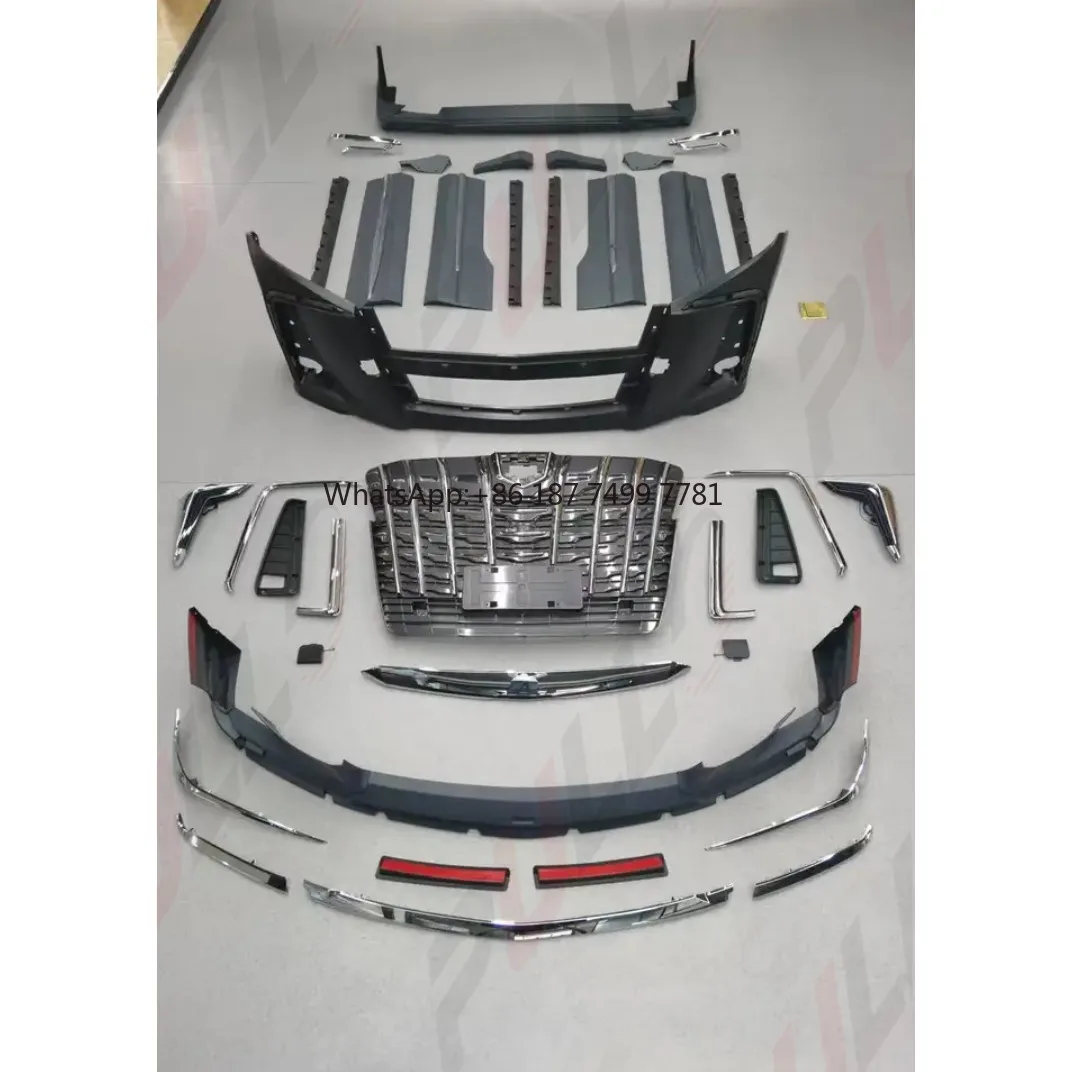 

High Quality BodyKit for . Alphard 2015-2018 Old Change to New Model Front Bumper Assembly Grille