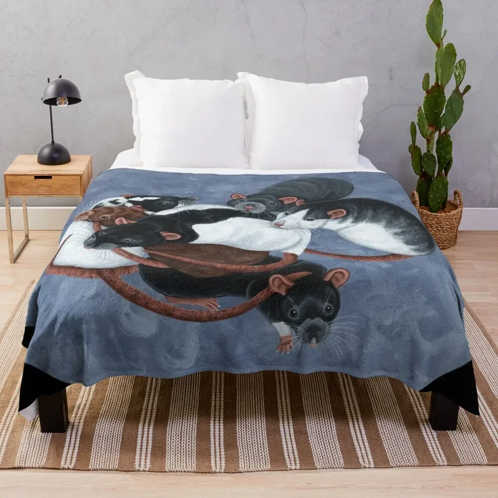 

Rat Pile Throw Blanket Nap Bed heavy to sleep Blankets