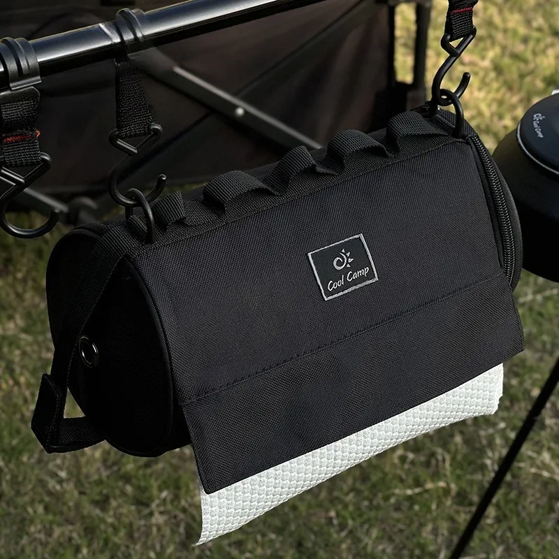 

Outdoor Camping Storage Bag Portable Extended Roll Paper Storage Bags Kitchen Hanger Multifuncitonal Hiking Picnic Supplies
