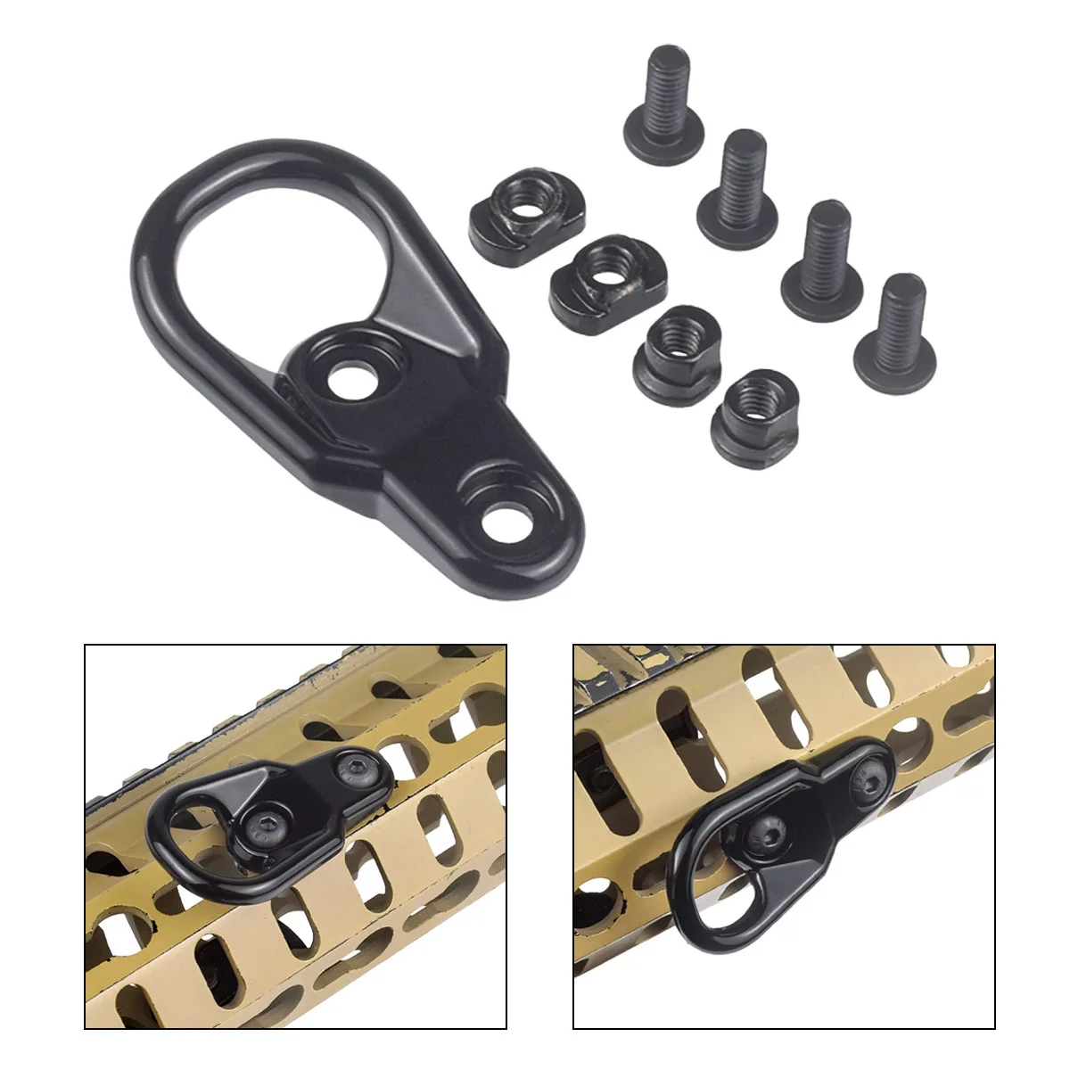 

KeyMod and M-LOK Harness Buckle for MS1 MS2 MS3 Tactical Outdoor Durable Camo Hunting Accessories